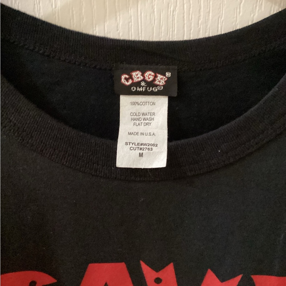 NWOT Authentic SAVE CBGB T-Shirt. - Picture 4 of 4